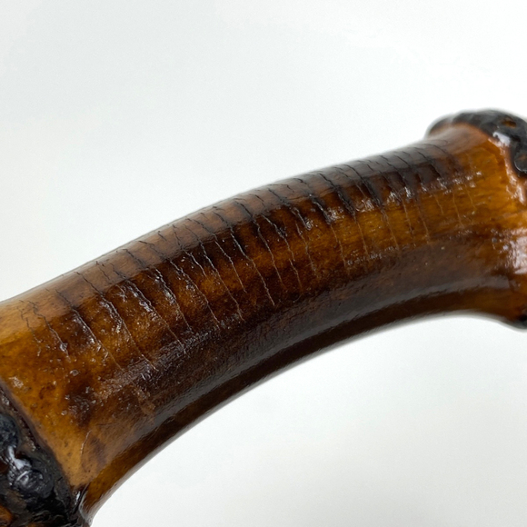 Gucci Bamboo Handbag, 2-Way Shoulder Bag, Leather, Brown, Women's - Picture 6 of 8